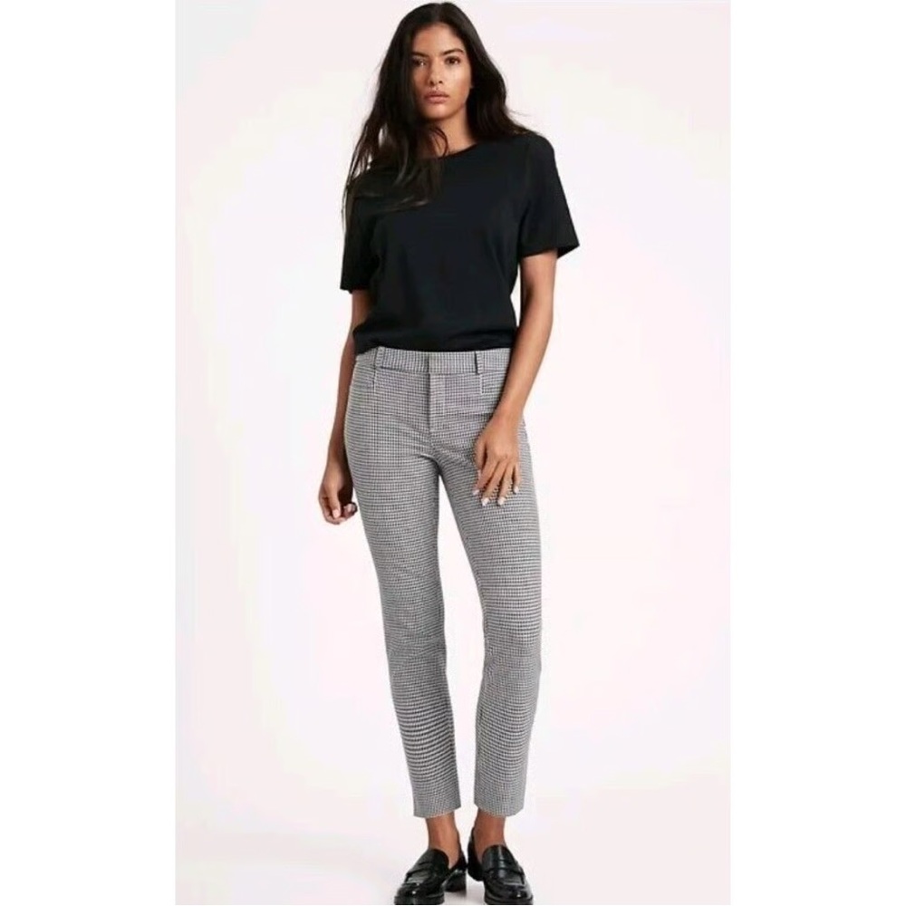 Sloan Pants Black and Blue Plaid Pants